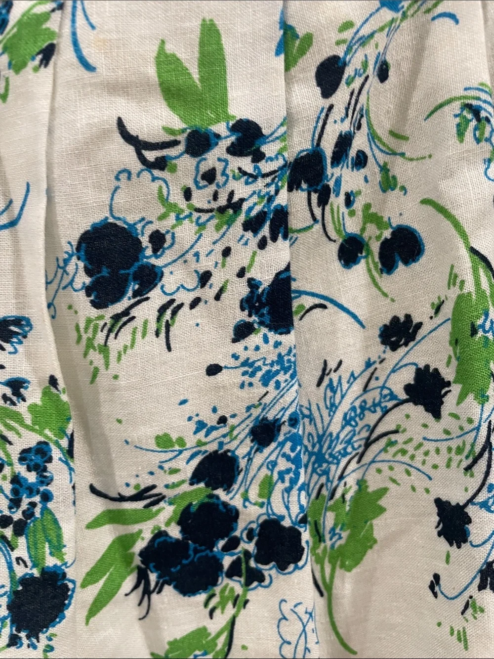 Free People x Revolve All Mine Floral One-Shoulder Mini Linen Dress Medium